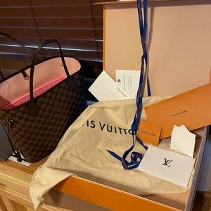 Louis Vuitton Neverfull MM DE Ballerine Rose